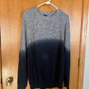 American Eagle, men's crew neck ombre cotton sweater, size 2 XL
